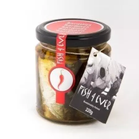 Банка Fish4Ever Chili Sardines 220 г