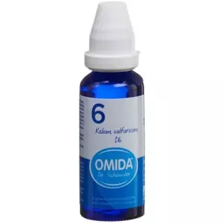 Omida Schüssler Nr6 Kalium sulfuricum Dil D 6 Fl 30 мл