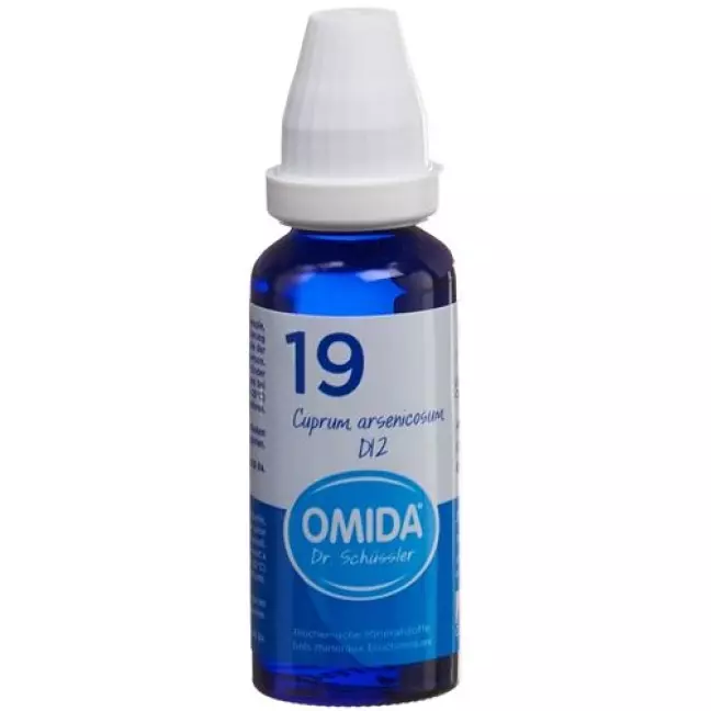 Omida Schüssler № 19 Cuprum arsenicosum Dil D12 Fl 30 мл