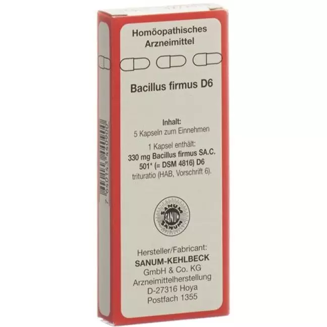 Санум Bacillus firmus капсули D 6 5 шт Санум Bacillus firmus капсули D 6 5 шт