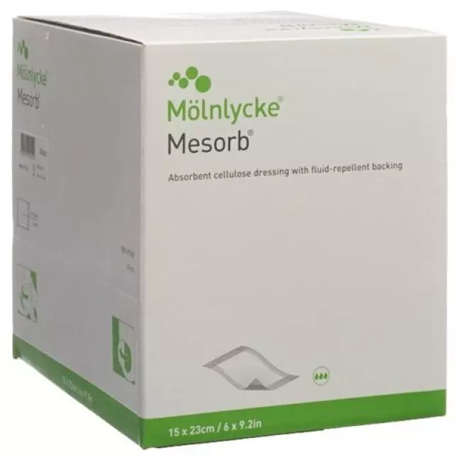 Бинт абсорбуючий Mesorb 15х23 см стерильний 50 шт