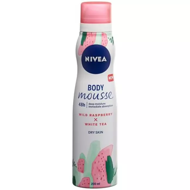 Мус для тіла Nivea Дика малина та білий чай 200 мл