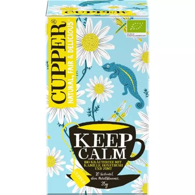 Трав'яний чай CUPPER Keep Calm з органічною ромашкою та корицею