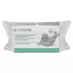 Серветки вологі Livsane Baby Sensitive 80 шт