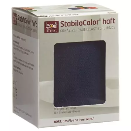Пов'язка BORT STABILO COLOR 8см х 5м цільна синя Пов'язка BORT STABILO COLOR 8см х 5м цільна синя