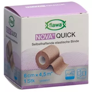Flawa Nova Quick cohesion бандаж 6 см x 4,5 м, без латексу