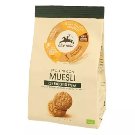 Печиво мюслі Alce Nero Frollini пакетик 250 г