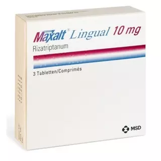 Maxalt Lingual 10 mg 3 tablets