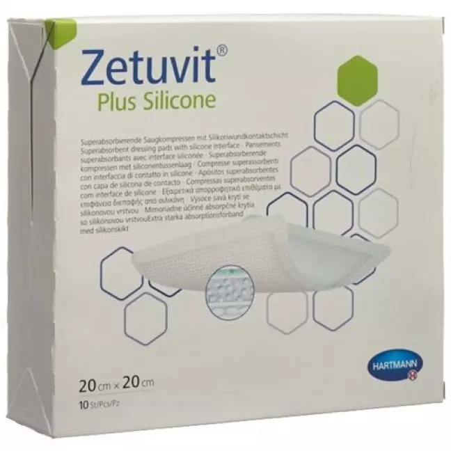 Zetuvit Plus Silicone 20х20см 10 шт