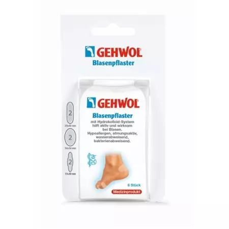 Пластирі на пухирі Gehwol асорті німецькі 3 х 2 шт