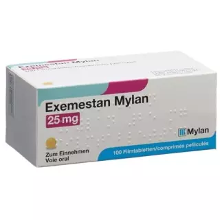 Exemestane Mylan Filmtable 25 мг 100 шт