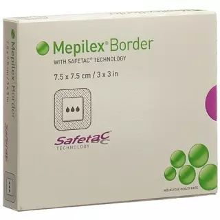 Пов&#39;язка Mepilex Border поролонова 7,5х7,5 см силіконова 5 шт