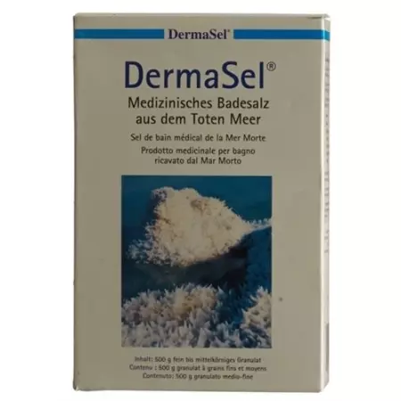 Dermasel Лікувальна сіль для ванн Мертвого моря 500 г Dermasel Лікувальна сіль для ванн Мертвого моря 500 г