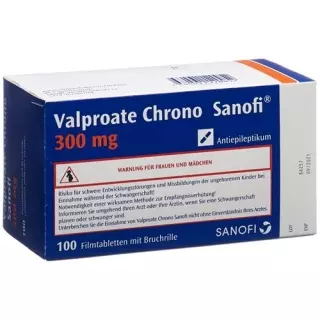 Valproate Chrono Sanofi Filmtablet 300 мг 100 шт