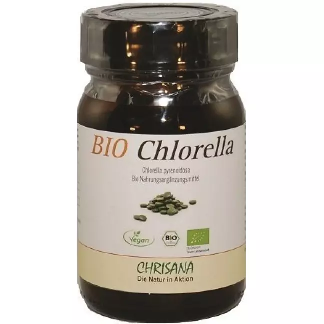 Chrisana Organic Chlorella Tablets Jar 250 шт