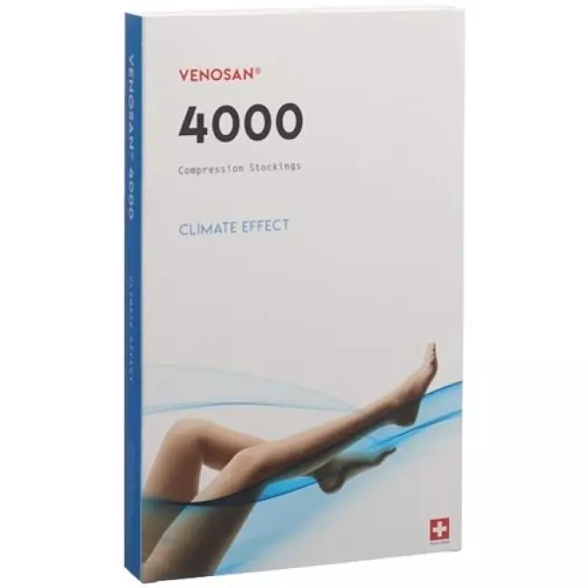 VENOSAN 4002 A-T KKL2 L довгий закритий чорний 1 пара