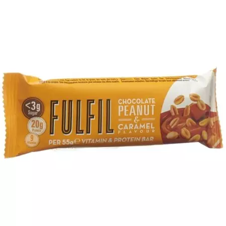 Батончик Fulfill Vitamin &amp; Protein Chocolat Peanut Caramel 55 г