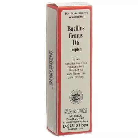 Санум Bacillus firmus краплі D 6 5 мл Санум Bacillus firmus краплі D 6 5 мл