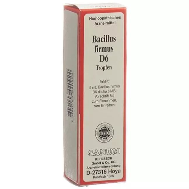 Санум Bacillus firmus краплі D 6 5 мл Санум Bacillus firmus краплі D 6 5 мл