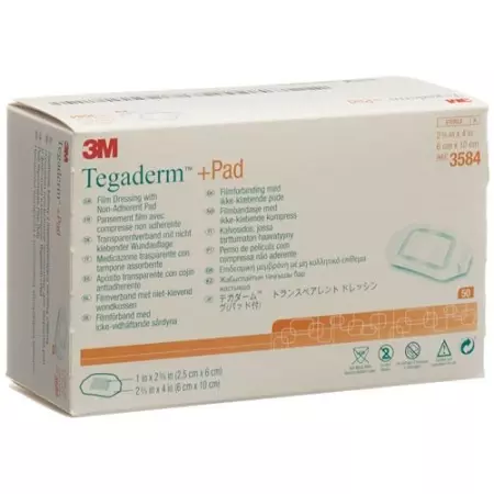 3M Tegaderm + Pad 6x10см / Wundkissen 2.5x6см 50 штук 3M Tegaderm + Pad 6x10см / Wundkissen 2.5x6см 50 штук
