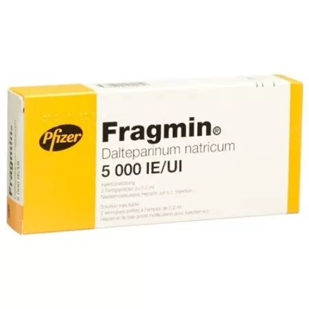 Fragmin Inj Lös 5000 МО/0,2 мл 2 Fertspr 0,2 мл Fragmin Inj Lös 5000 МО/0,2 мл 2 Fertspr 0,2 мл