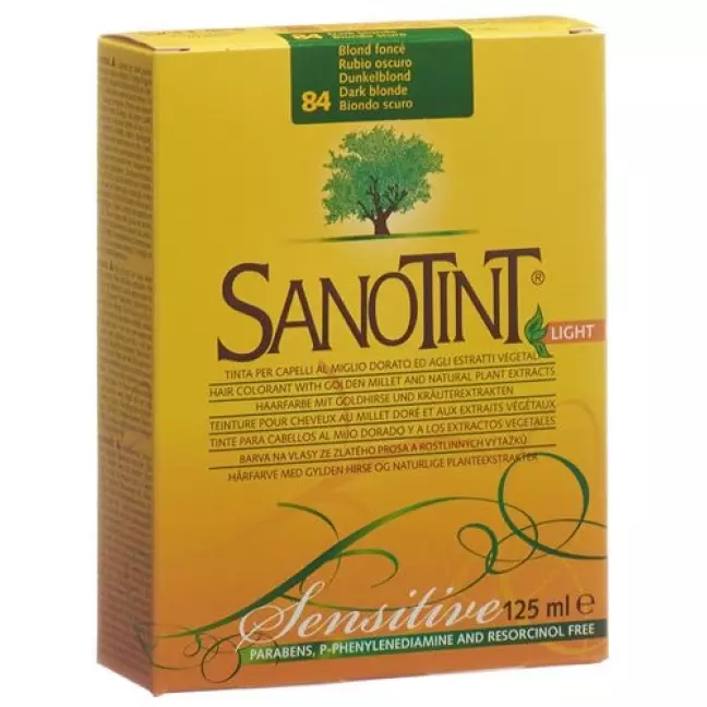 Фарба для волосся Sanotint Sensitive Light 84 темно-русявий