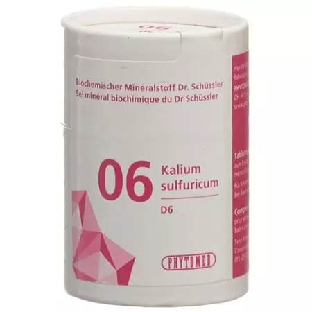 Phytomed Schussler Nr. 6 Kal Sulf в таблетках, D 6 50г Phytomed Schussler Nr. 6 Kal Sulf в таблетках, D 6 50г