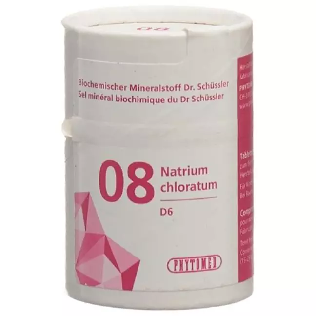 Phytomed Schussler Nr. 8 Natr Chlor в таблетках, D 6 50г Phytomed Schussler Nr. 8 Natr Chlor в таблетках, D 6 50г
