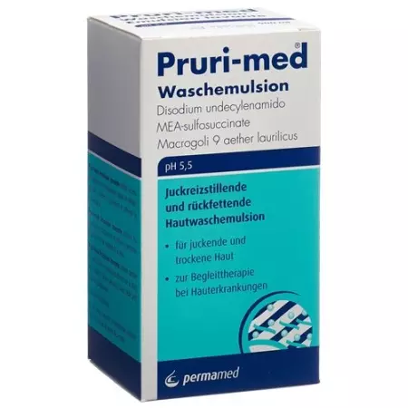 Pruri-med Емульсія для вмивання, що знімає свербіж і зволожує шкіру с Pruri-med Емульсія для вмивання, що знімає свербіж і зволожує шкіру с