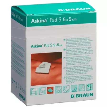 Компрес Askina Pad S слот 5смх5см пакет стерильний 30 шт