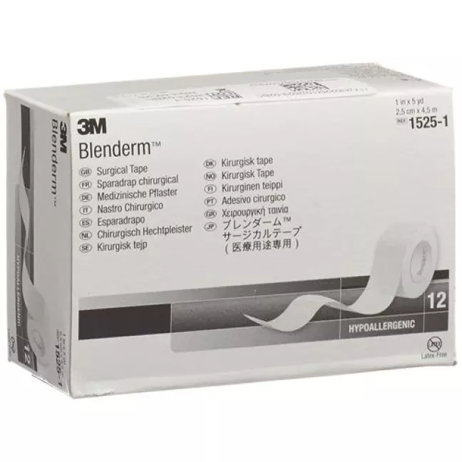 Лейкопластир 3M Blenderm 25ммx4,57м оклюзійний 12 шт.