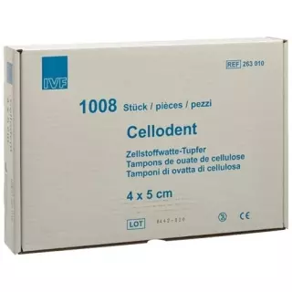 Ватні палички Cellodent целюлозні 4х5 см 12 складання 1008 шт.