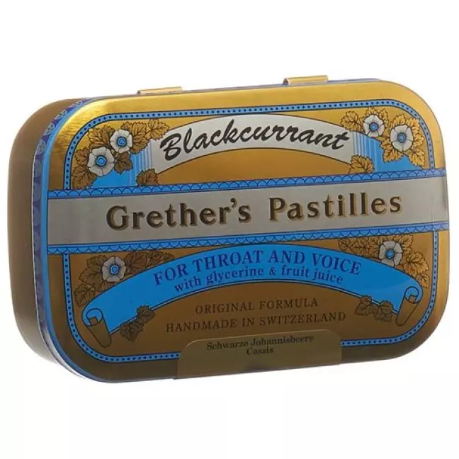 Пастилки з чорної смородини Grethers Ds 110 г