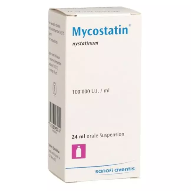 Mycostatin Susp 100000 ОД/мл Фл 24 мл Mycostatin Susp 100000 ОД/мл Фл 24 мл