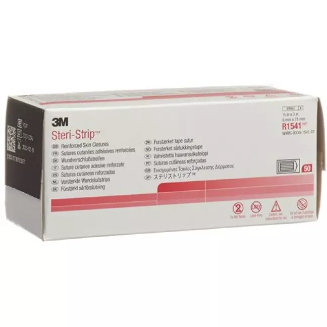 3M Steri Strip 6х75мм біла армована 50х3 шт