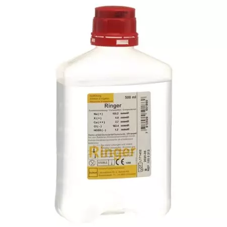 Розчин Ringer Розчин для промивання Bichsel 500 мл без столових приборів Plast Fl Розчин Ringer Розчин для промивання Bichsel 500 мл без столових приборів Plast Fl