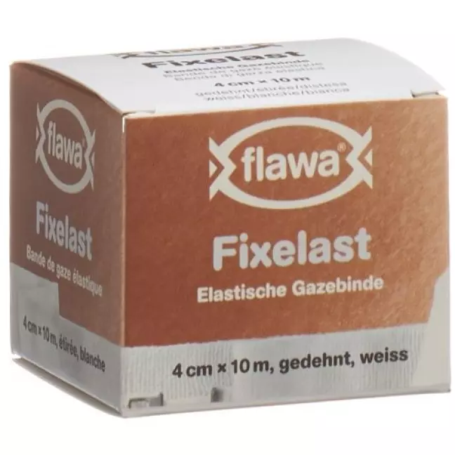 Flawa Fixelast Gazebinde 10мX4см Weiss Flawa Fixelast Gazebinde 10мX4см Weiss