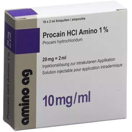 Procaine HCl Amino 20 мг/2 мл 10 ампер 2 мл