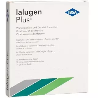 Марля Ialugen Plus медична 10х10 см 10 шт