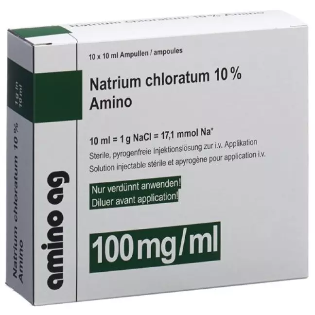NaCl Amino Inf Konz 10% 10мл ампули 10 шт