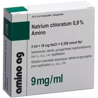 NaCl Amino Inj Lös 0,9% 2 мл ампули 10 шт