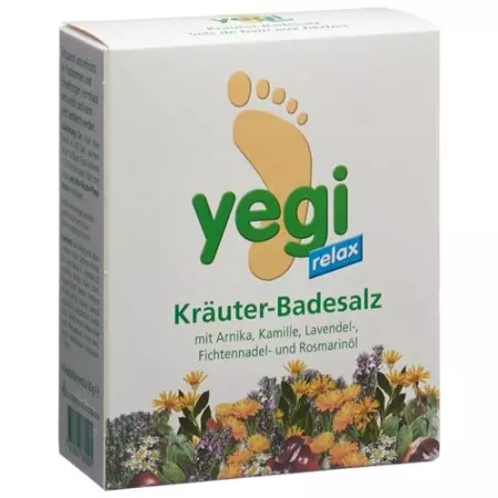 YEGI RELAX трав&#39;яна сіль для ванн для ніг 4 пакетики 50 г