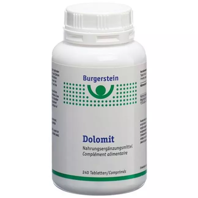Таблетки Burgerstein Dolomite 240 шт Таблетки Burgerstein Dolomite 240 шт