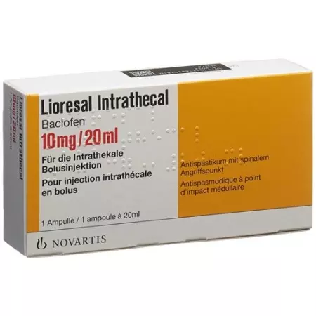 Lioresal intrathecal Inj Lös 10 mg/20ml Amp
