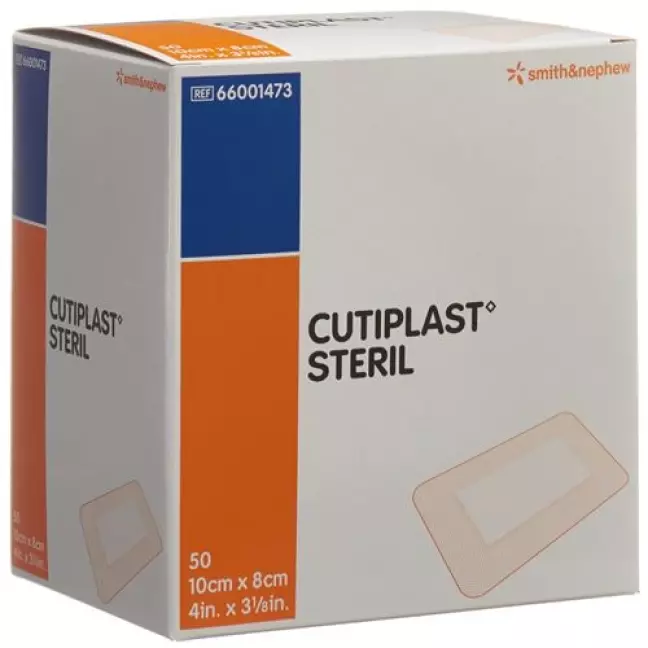 Cutiplast стерильный повязка для ран 10смx8см Weiss 50 штук Cutiplast стерильный повязка для ран 10смx8см Weiss 50 штук