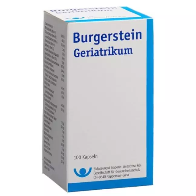 Геріатричні капсули Burgerstein 100 шт Геріатричні капсули Burgerstein 100 шт