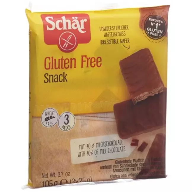 SCHÄR Snack m шоколад безглютеновий 3 х 35 г