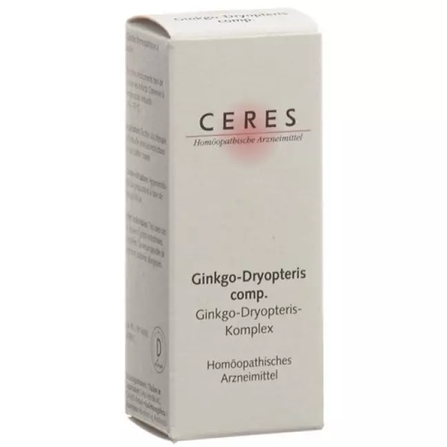 Ceres Ginkgo dryopteris комп. Краплі 20 мл Ceres Ginkgo dryopteris комп. Краплі 20 мл
