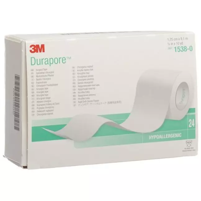 3M Durapore Seide Heftpflaster 12,5ммx9.14m 24 штуки 3M Durapore Seide Heftpflaster 12,5ммx9.14m 24 штуки