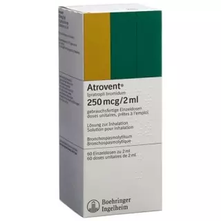 Atrovent Inhal Lös 250 мкг/2 мл 60 монодозів 2 мл